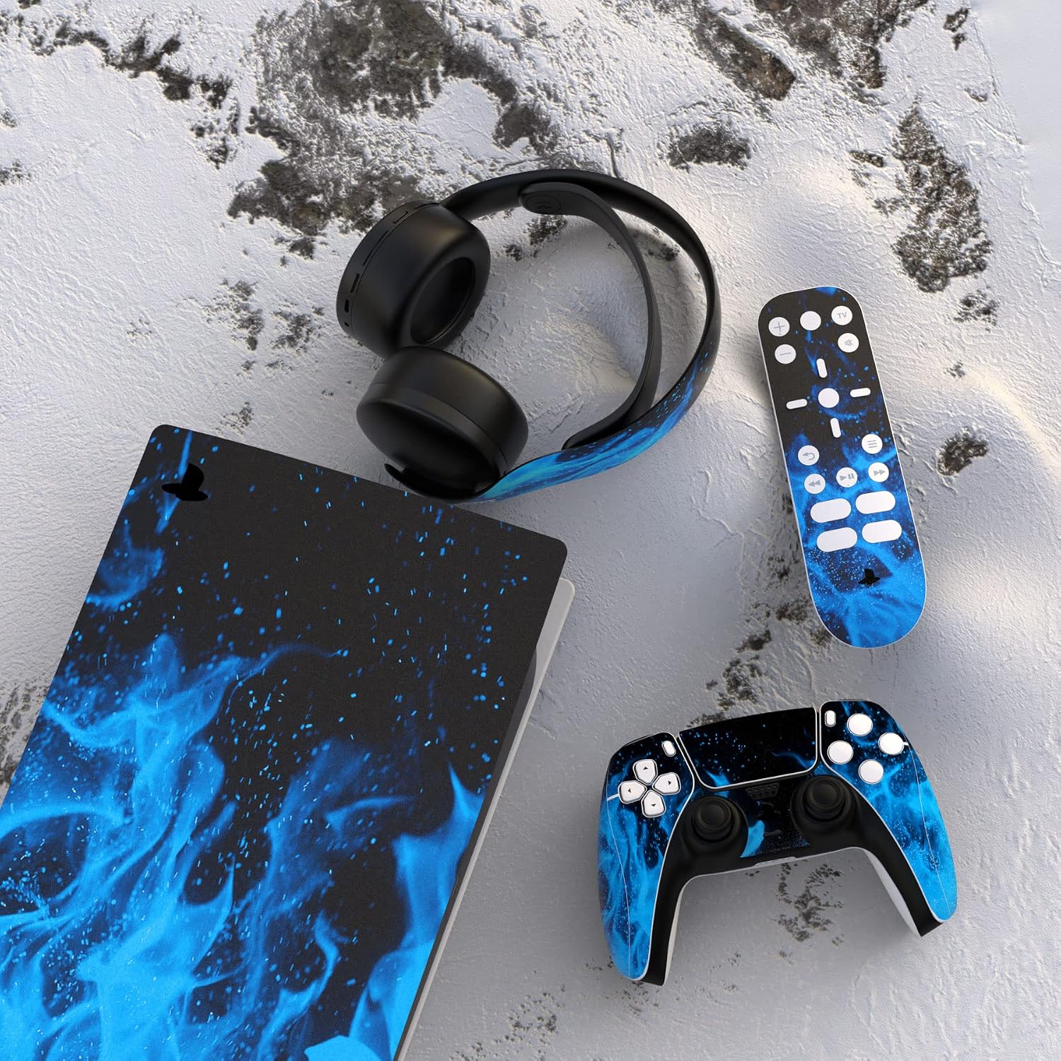 Detalle 2 de PlayVital Pegatina Completa PS5 Edición Digital 🦋