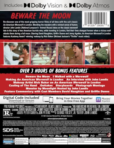 Thumbnail 2 de An American Werewolf in London: 45th Anniversary Limited Edition Steelbook (4K Ultra HD + Blu-ray + Digital)