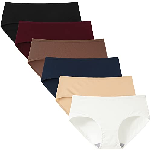 Detalle de INNERSY Bragas mujer algodón cómoda Culotte L – colores retro multicolores