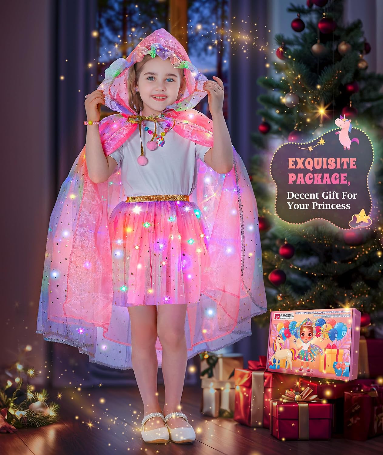 Thumbnail 4 de DOLNOW Princess Dress Ages 3-6