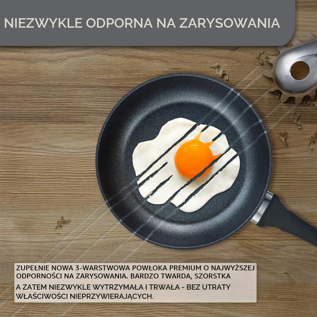 Detalle 1 de Berndes 21209 Balance Induction Enduro – aluminiowy zestaw garnków i patelni