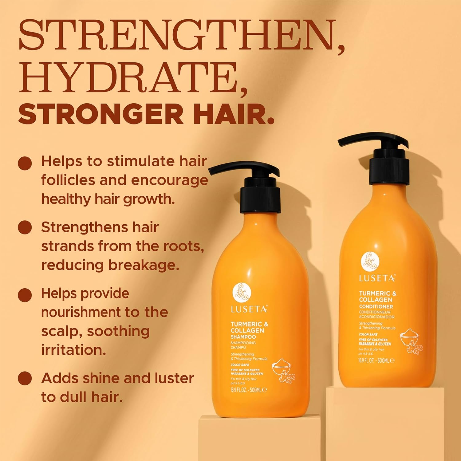 Detalle 2 de Luseta Volumizing Shampoo and Conditioner Set