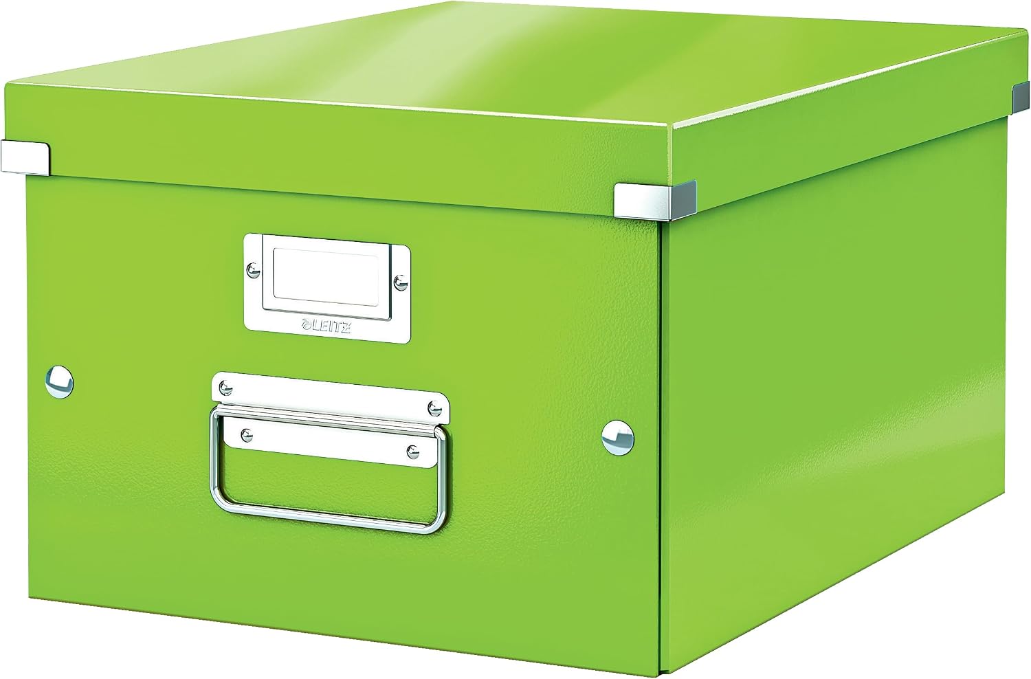 Detalle de Leitz 60440054 A4 Storage Box – Green, Click and Store, Medium (28.1 x 20 x 37 cm)
