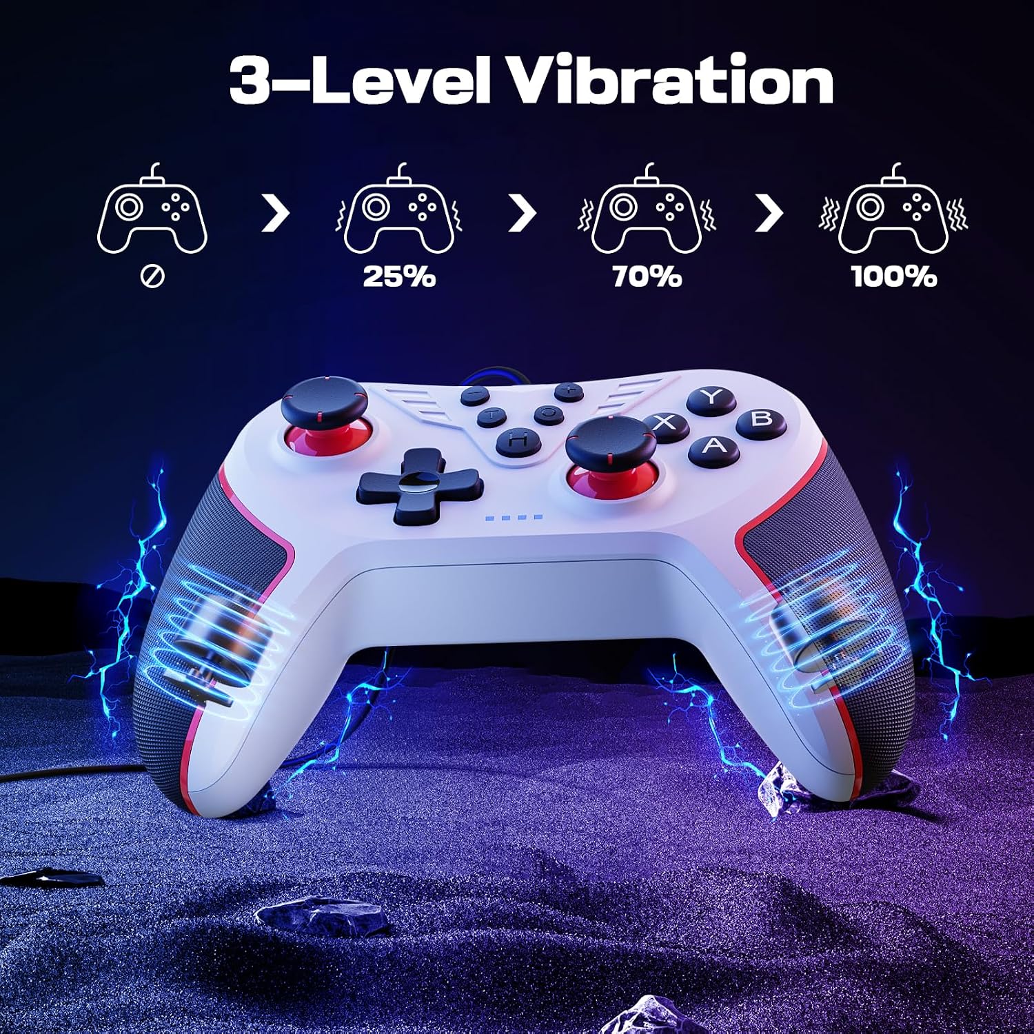 Detalle 2 de RivalPlay PC controller wired gaming 79-inch