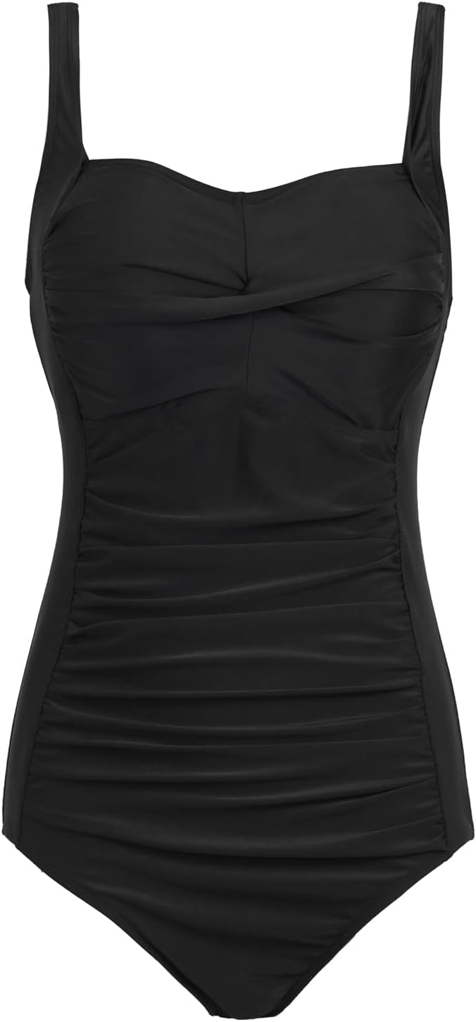 Thumbnail 6 de Aidotop Women's One Piece Swimsuit with Tummy Control and Retro Ruched Monokini