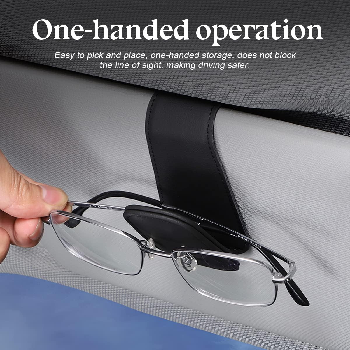 Detalle de Zipelo Magnetic Sunglasses Holder, Royal Blue