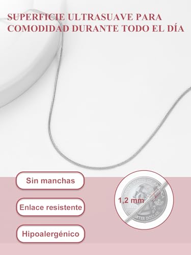 Detalle 2 de FOCALOOK Collar Serpiente 30 pulgadas