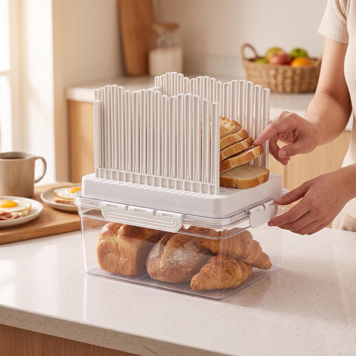 Detalle 2 de VECELO Bread Box, PET