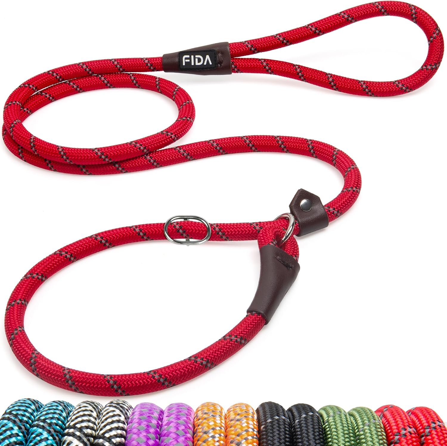 Detalle de Slip lead leash for dogs 1.8m rope
