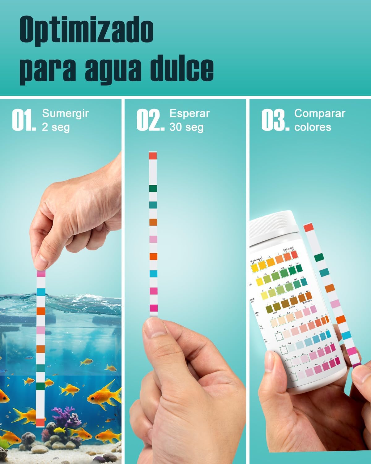 Thumbnail 4 de Wolmds Kit Test Agua 9-en-1 para acuario