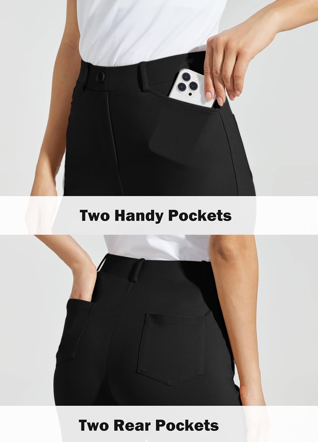 Thumbnail 4 de Willit Women's Yoga Dress Pants Bootcut Stretch Work Slacks