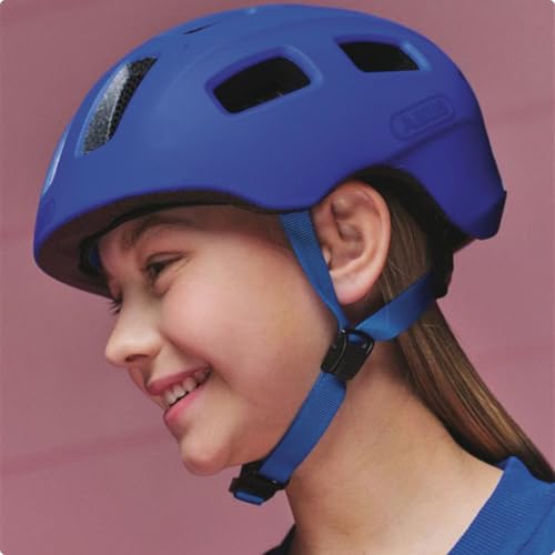 Detalle de ABUS Fahrradhelm Youn-I 2.0, Mono blau, Größe S – Sicherheit und Alltagstauglichkeit