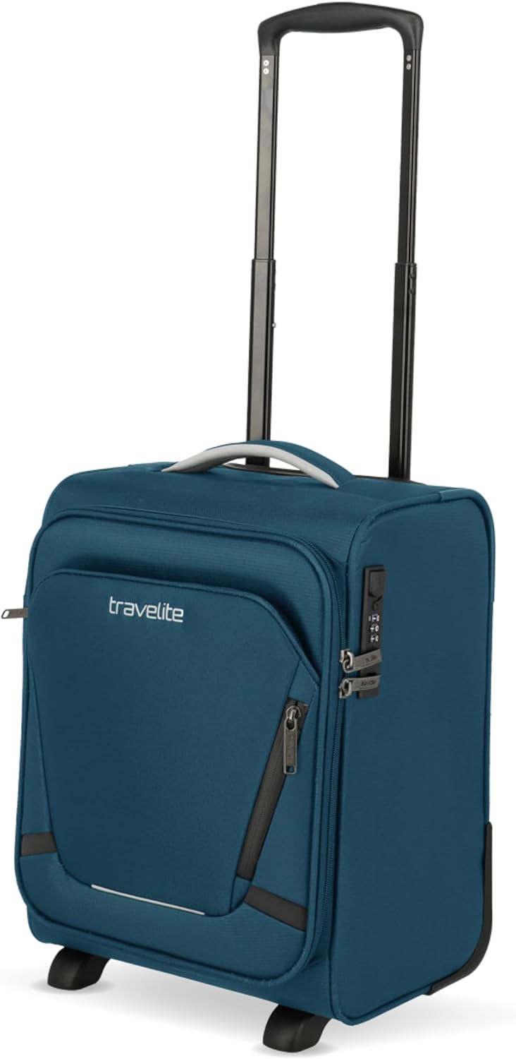 Detalle de Travelite Jetpack Handgepäck Koffer 40x30x25 cm – ultraleichtes Bordgepäck für Eurowings