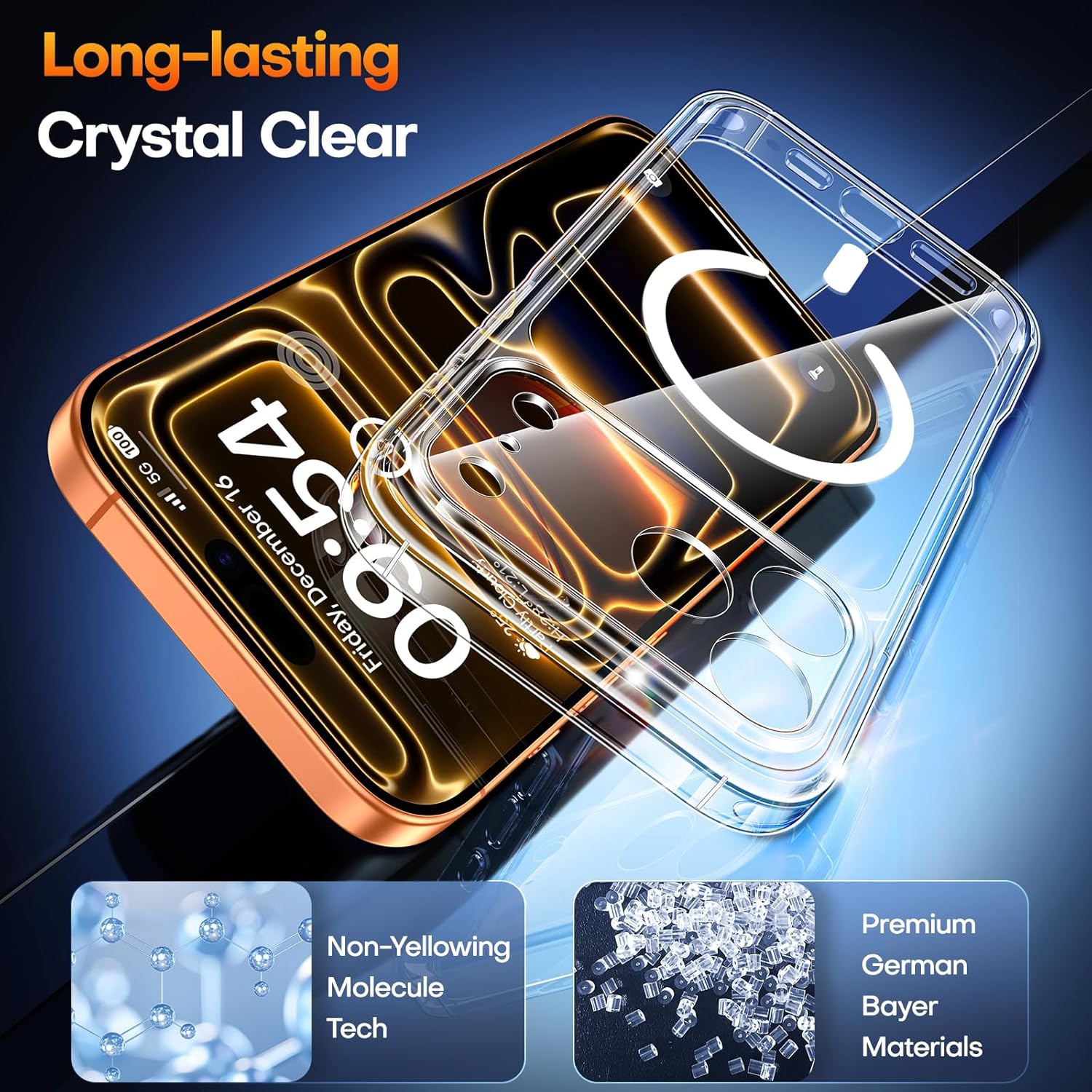 Thumbnail 2 de TAURI iPhone 17 Pro Max case with camera protection