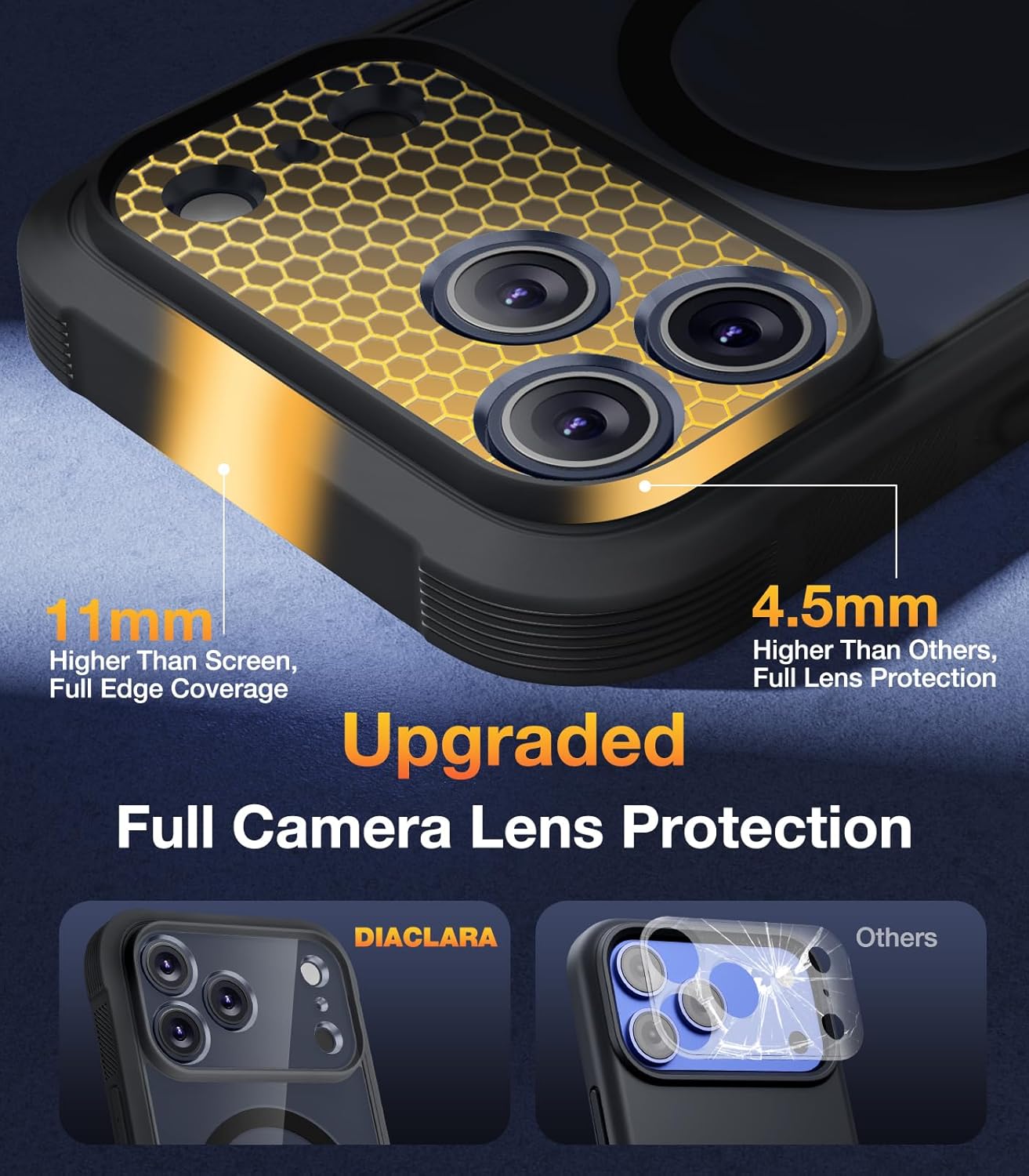 Thumbnail 5 de Diaclara Magnetic Case for iPhone 17 Pro Max with Built-in Privacy Screen and Full-Body 360° Protection