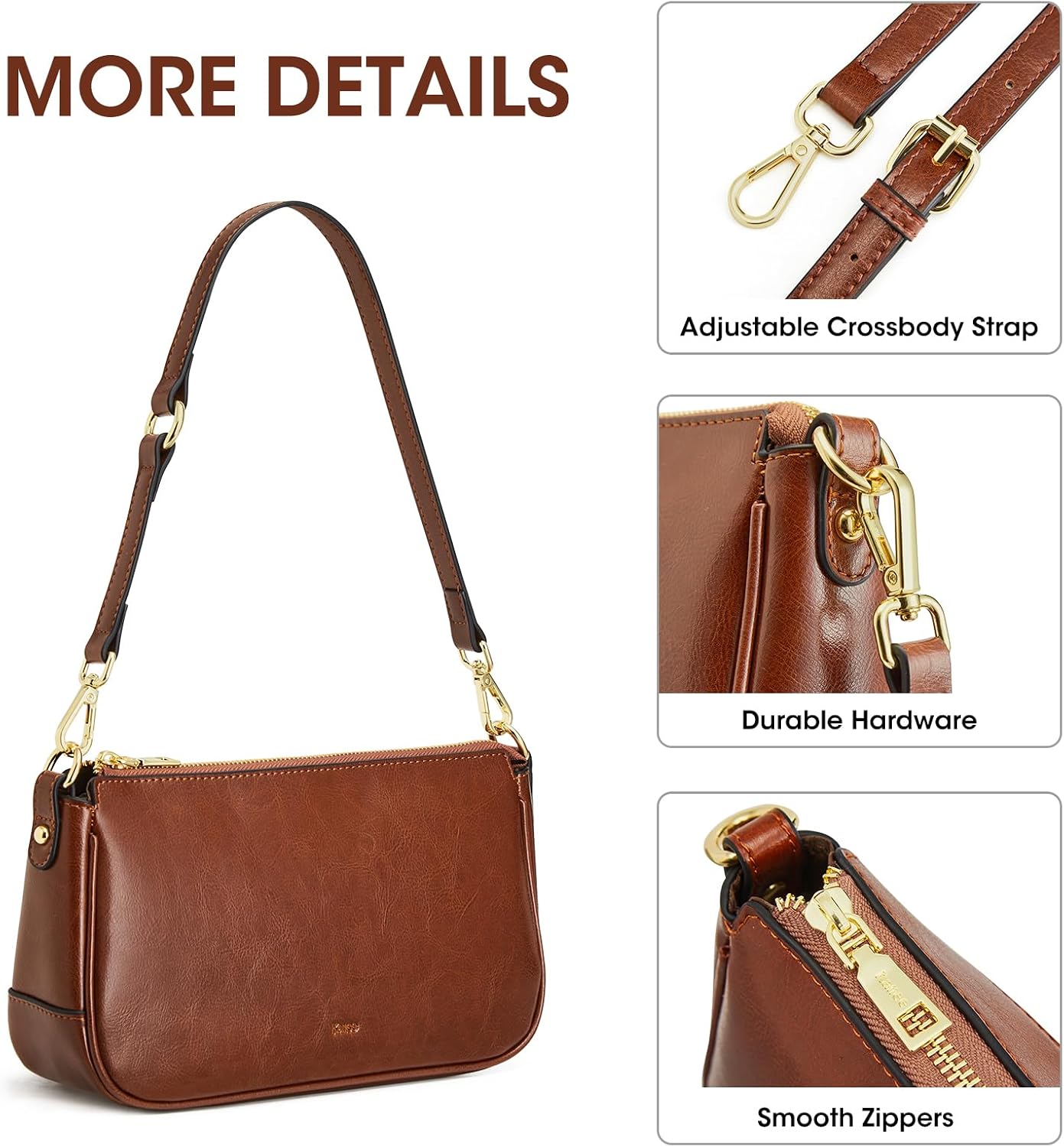 Thumbnail 5 de Kattee Borsa a tracolla in pelle da donna: compatta, elegante e versatile