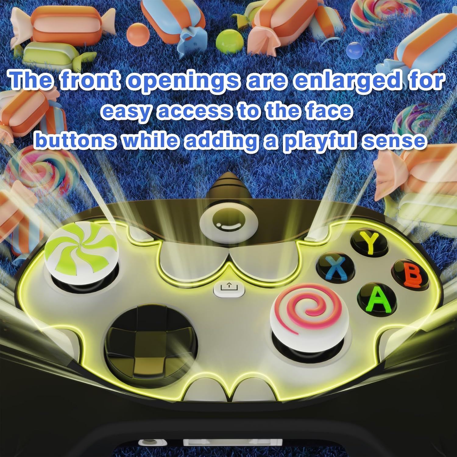 Thumbnail 4 de playvital MonoEye Monster Silicone Cover for Xbox Series X|S Controller – Black