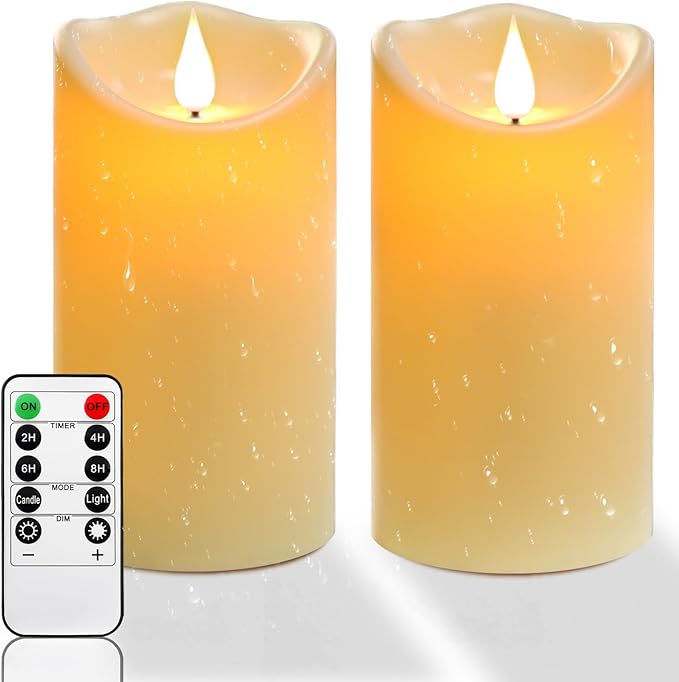 Detalle de Da by Vela LED - Velas impermeables con control remoto 🕯
