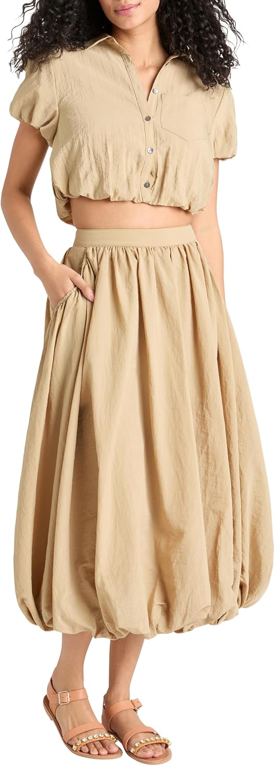 Detalle de Cinq à Sept Midi Skirt