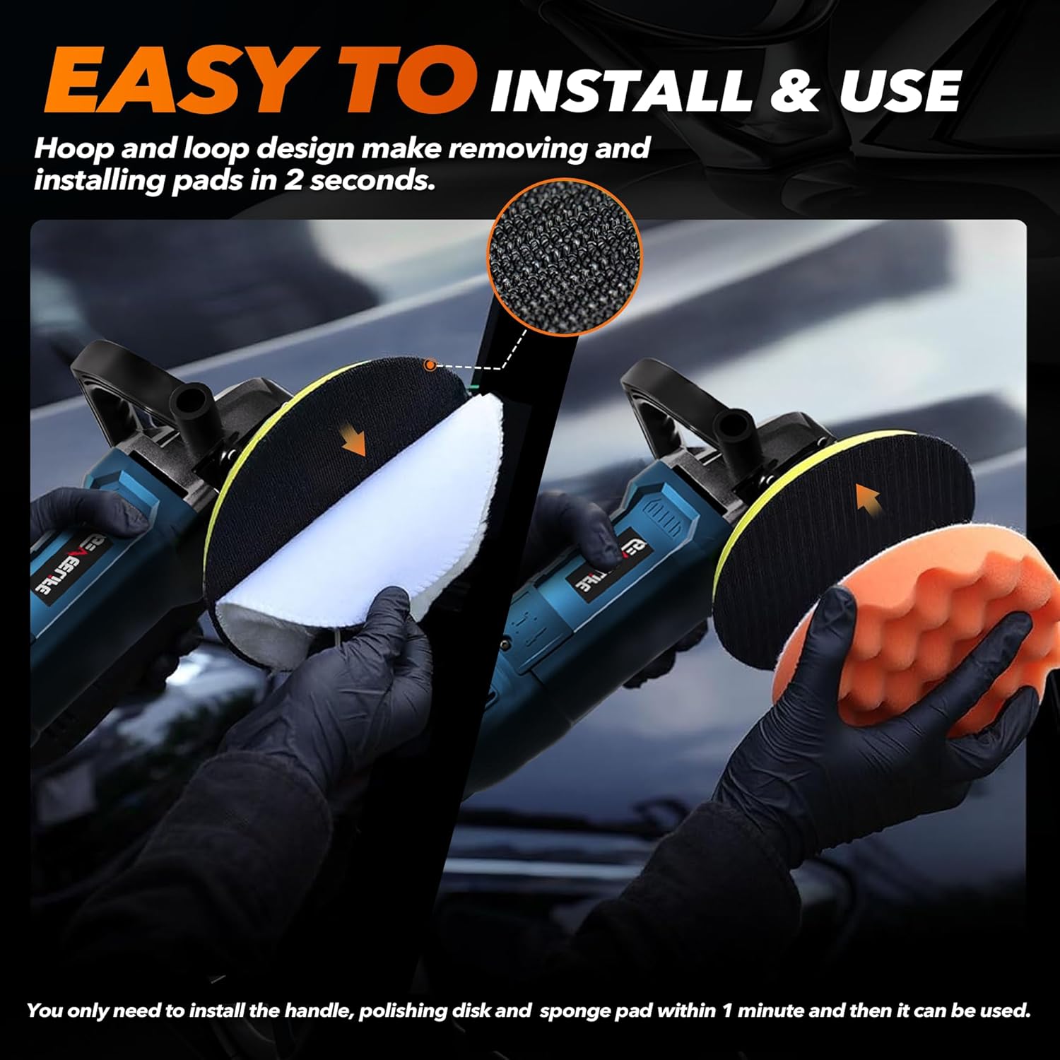 Thumbnail 6 de GEVEELIFE Buffer Polisher 1600W
