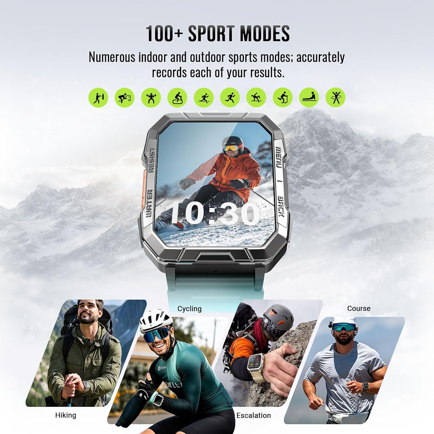 Detalle 1 de Blackview Rugged Smartwatch with 2.01-Inch Display