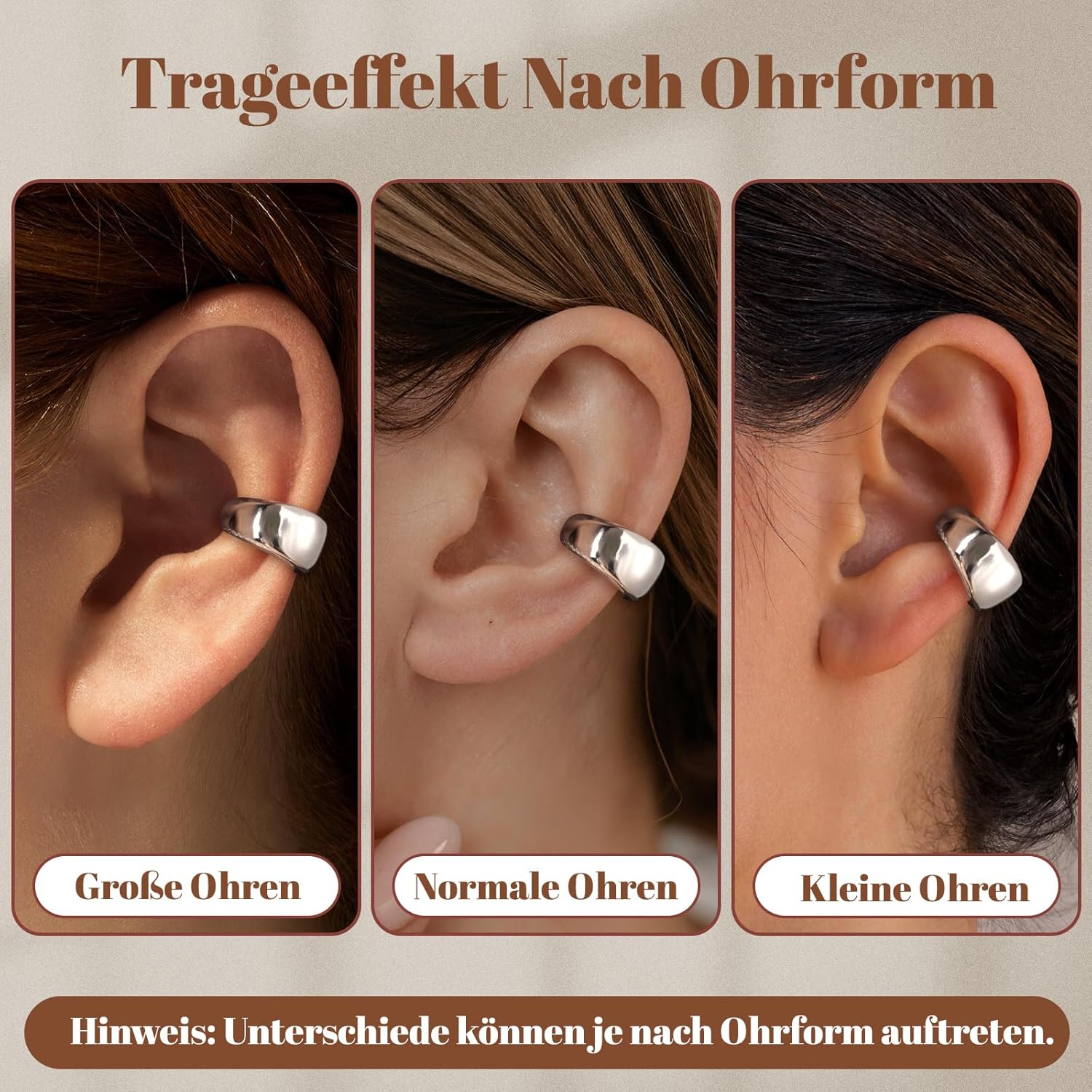 Thumbnail 4 de jagosen Ear Cuff Set 3 Stück 💍