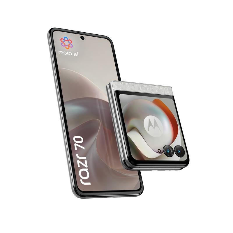 Detalle de Motorola Razr 70 5G 8GB 256GB 6.9" Blanco