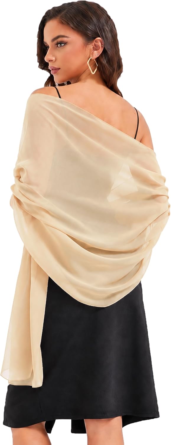 Detalle de Chiffon Shawl, 79-Inch Length