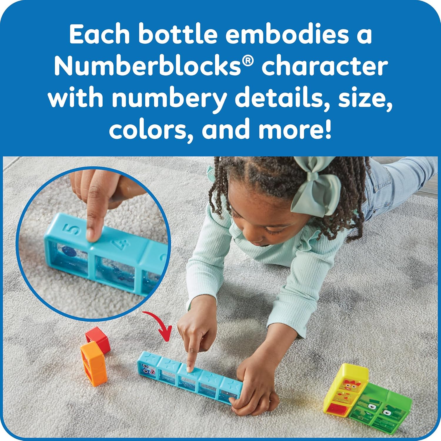 Thumbnail 4 de hand2mind Numberblocks One to Five Sensory Bottles
