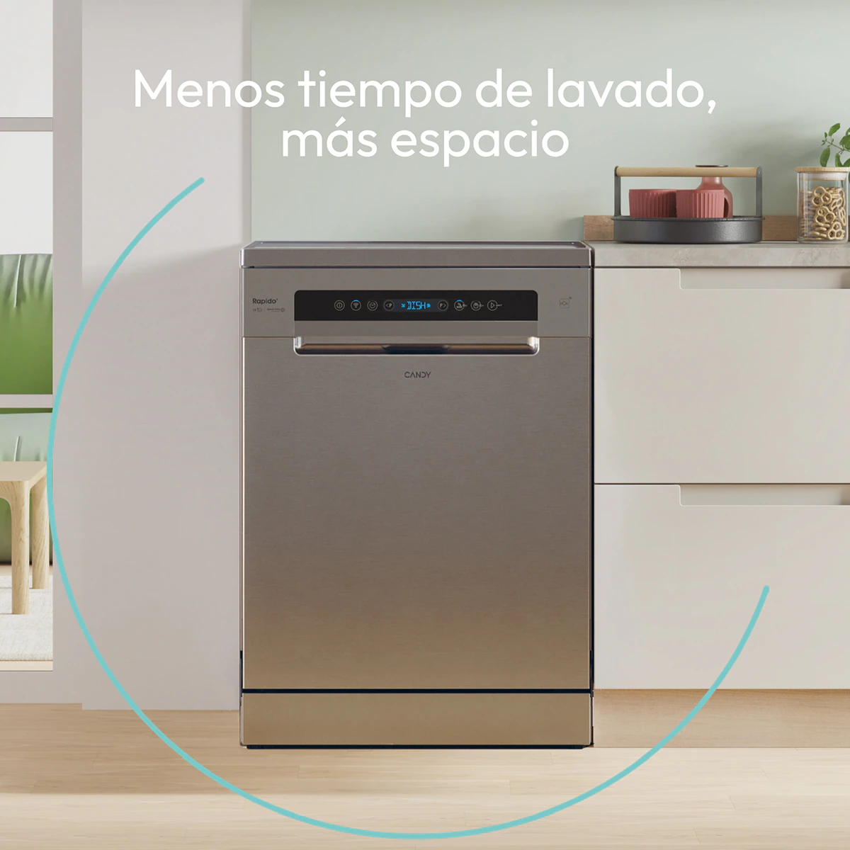 Thumbnail 4 de Candy CF 4C0F1S Lavavajillas 14 servicios 🧼