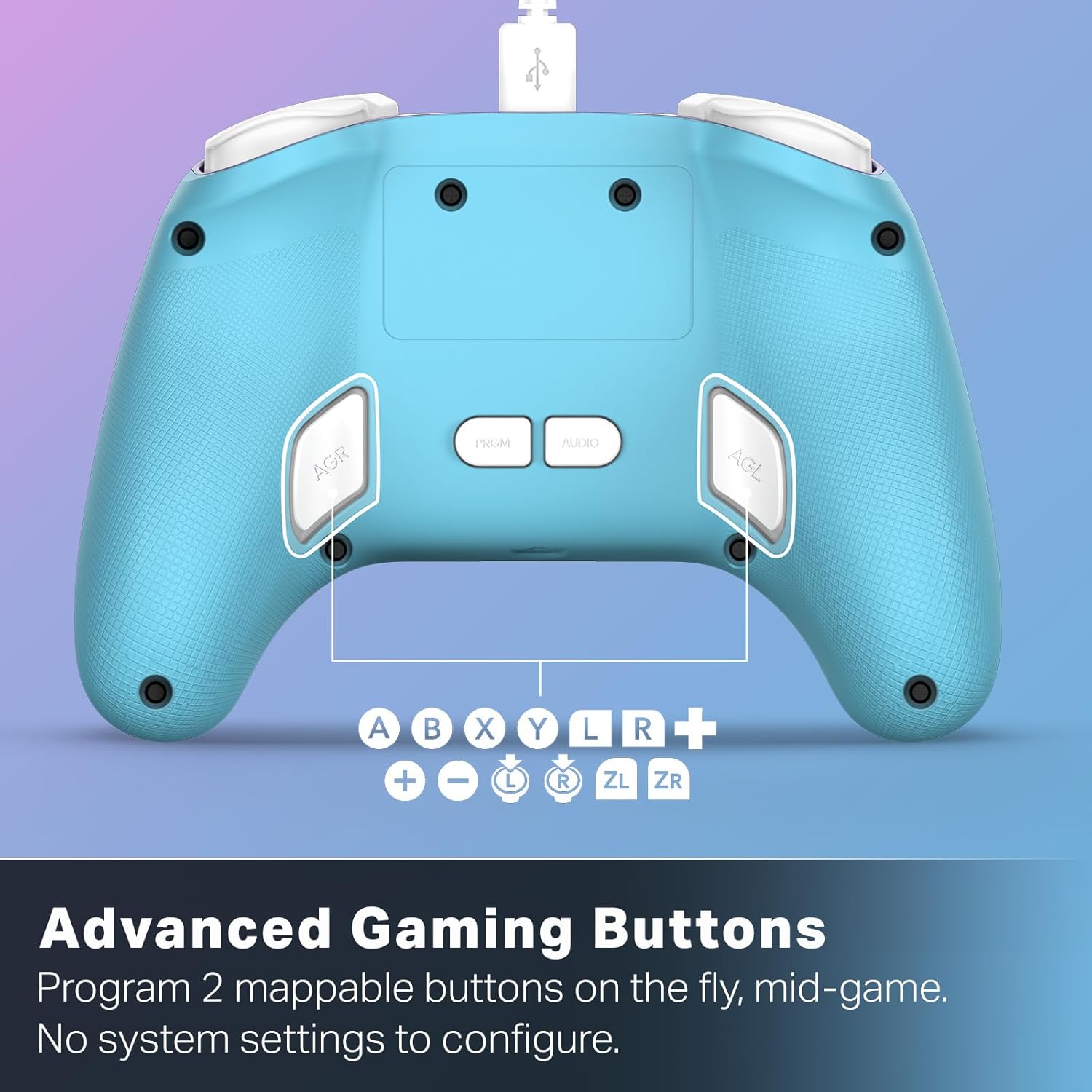 Detalle de PowerA Advantage Wired Controller 3 m
