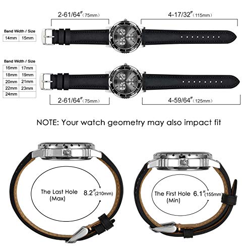 Thumbnail 5 de Bracelet BISONSTRAP cuir 14mm