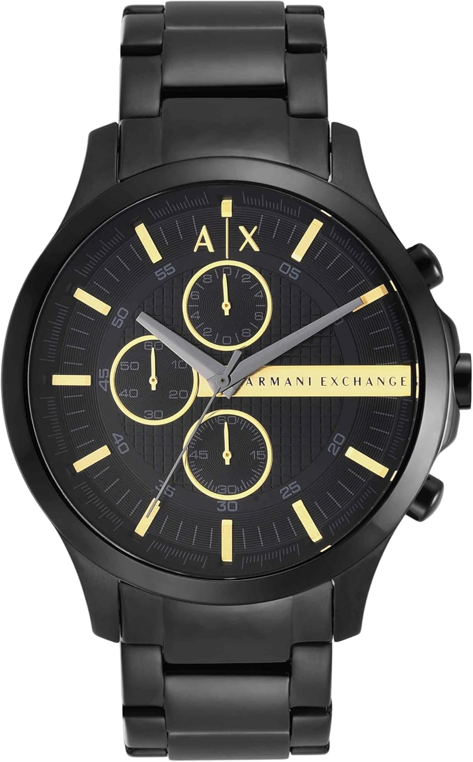 Detalle de Armani Exchange Herrenuhr mit Quarz-Chronograph, 46 mm Edelstahlgehäuse