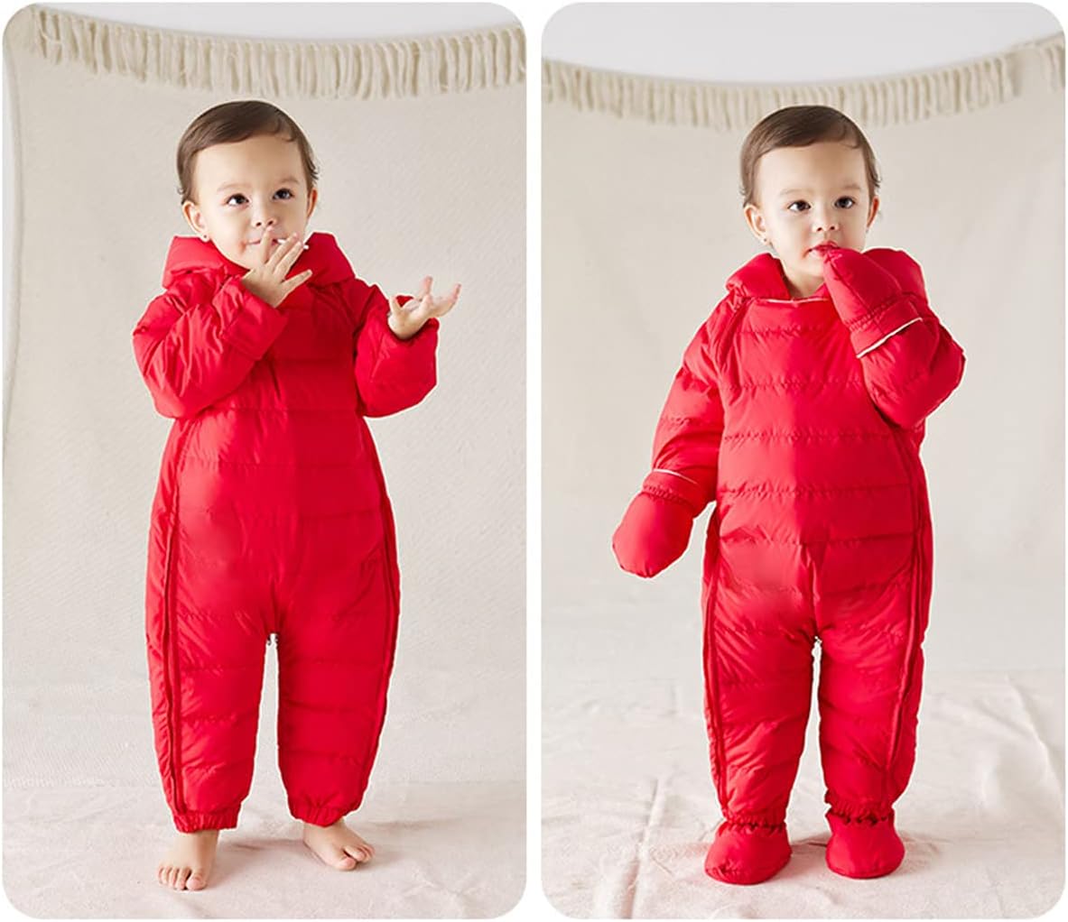 Thumbnail 6 de Famuka Baby Winter Warm Down Snowsuit – Hooded Puffer Outerwear with Duck Down