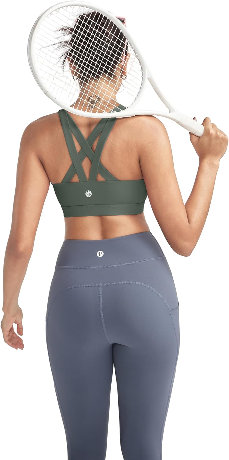 Thumbnail 3 de RUNNING GIRL Padded Strappy Sports Bra Medium Support