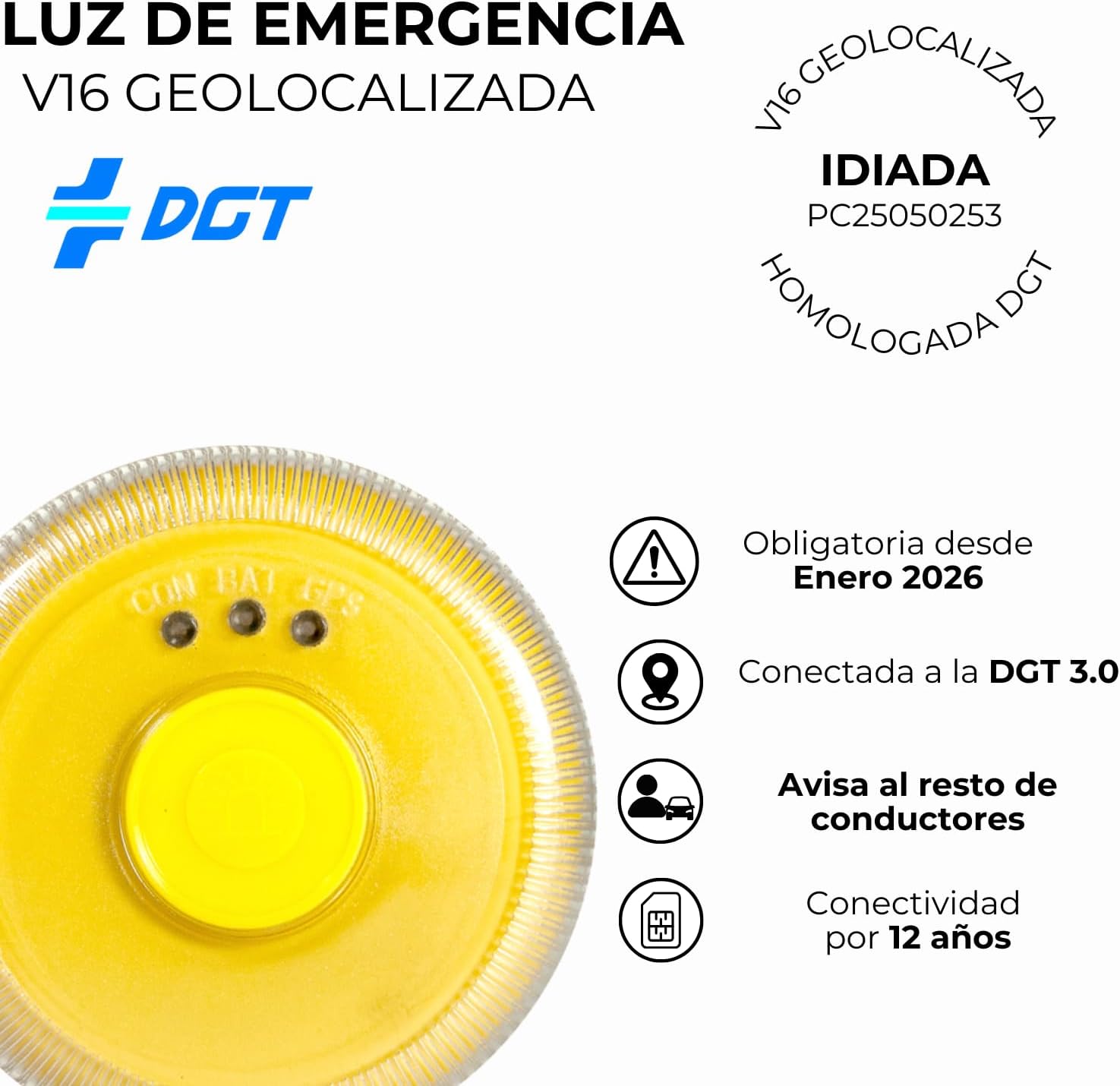 Detalle 2 de ISSE SAFETY Baliza V16 Homologada DGT 2038
