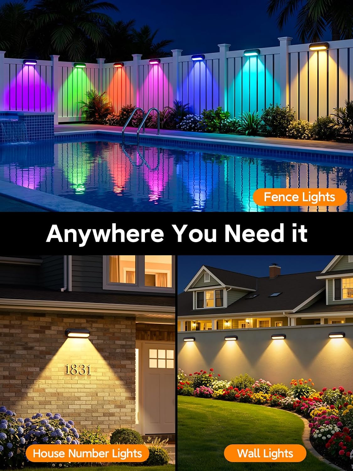 Thumbnail 6 de GEARLITE Solar Lights Outdoor Garden 4 Pack