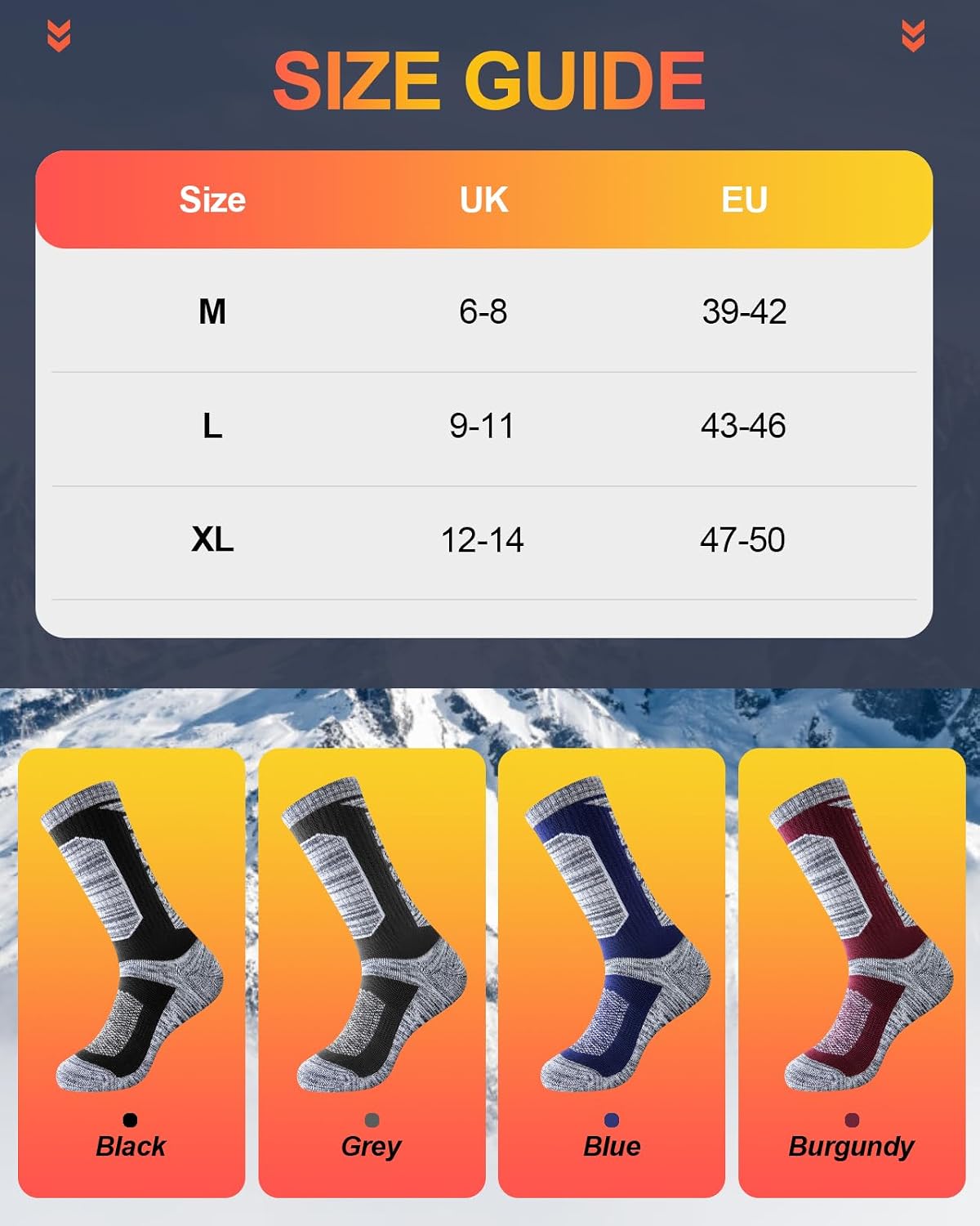 Thumbnail 6 de Thermal socks for men, 5 pairs crew