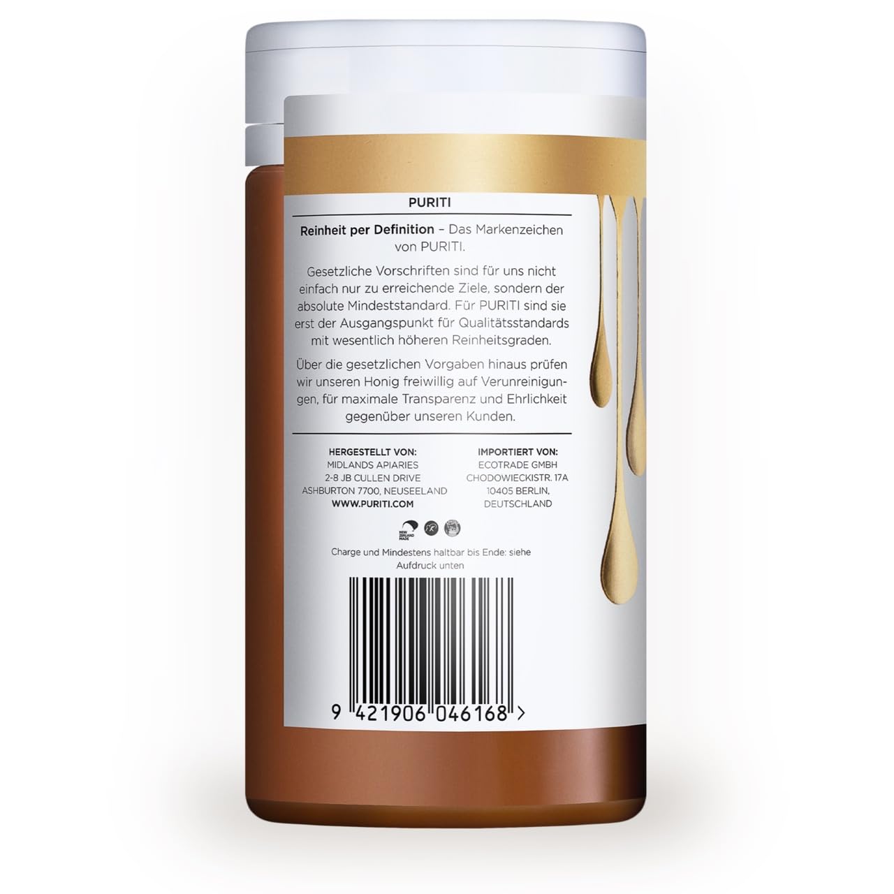 Thumbnail 6 de PURITI Manuka Honig MGO 400+ 500 g aus Neuseeland – laborgeprüft, direktimportiert, frei von Zusatzstoffen