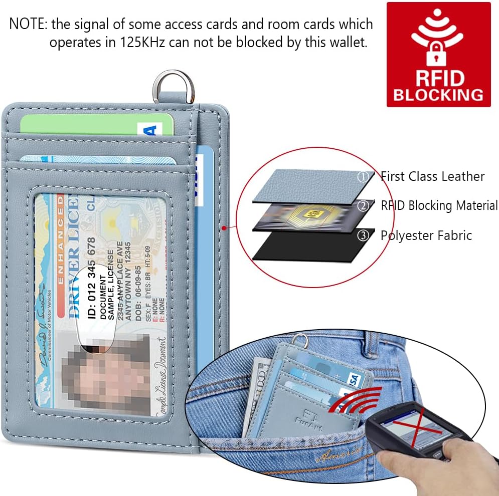 Detalle 1 de FurArt slim RFID credit card holder