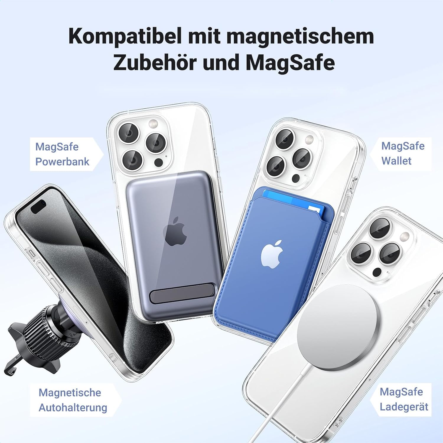 Detalle 2 de UGREEN Metallringe für MagSafe, 0,65 mm