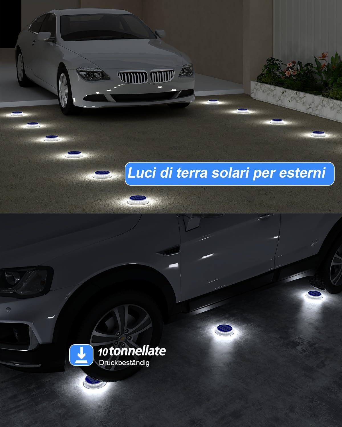 Detalle de YiLaie Luci Solari LED da Giardino 6 pezzi