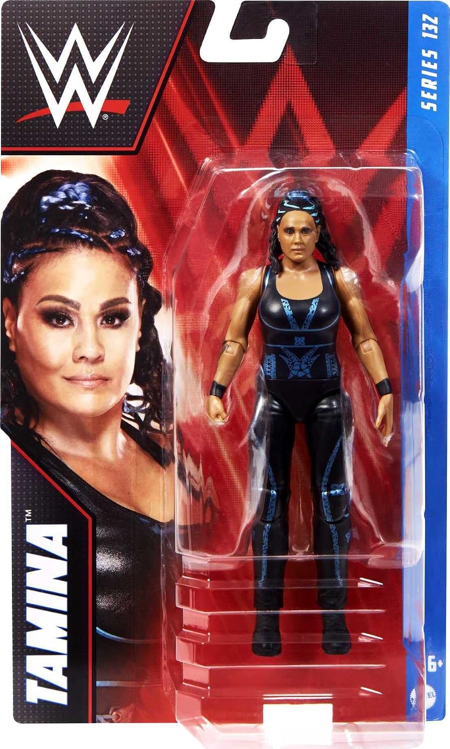 Detalle de Mattel HDD33 WWE Tamina Action Figure, Posable 6-inch Plastic Collectible
