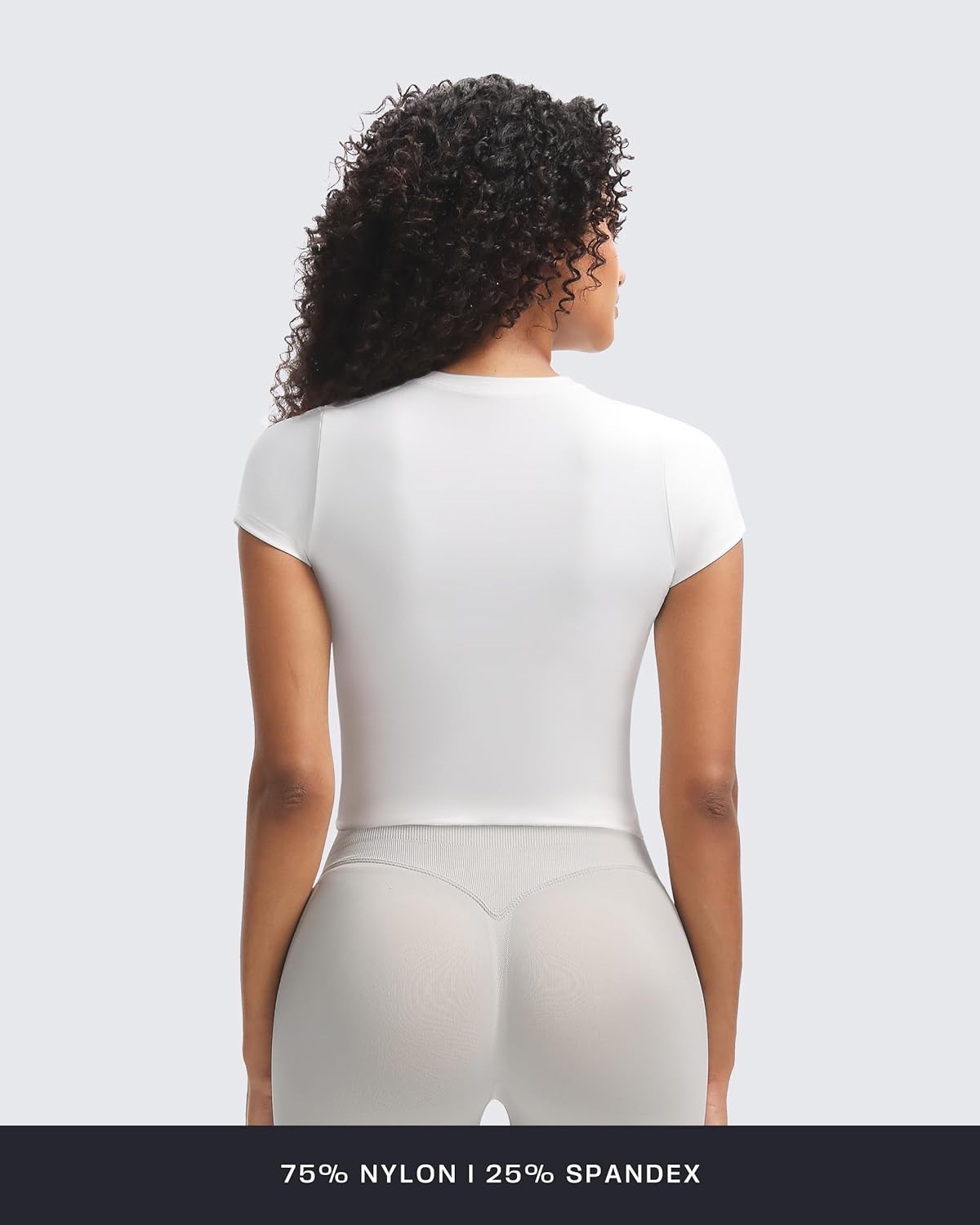 Thumbnail 5 de Aoxjox Women's GEO Baby Tee crop top