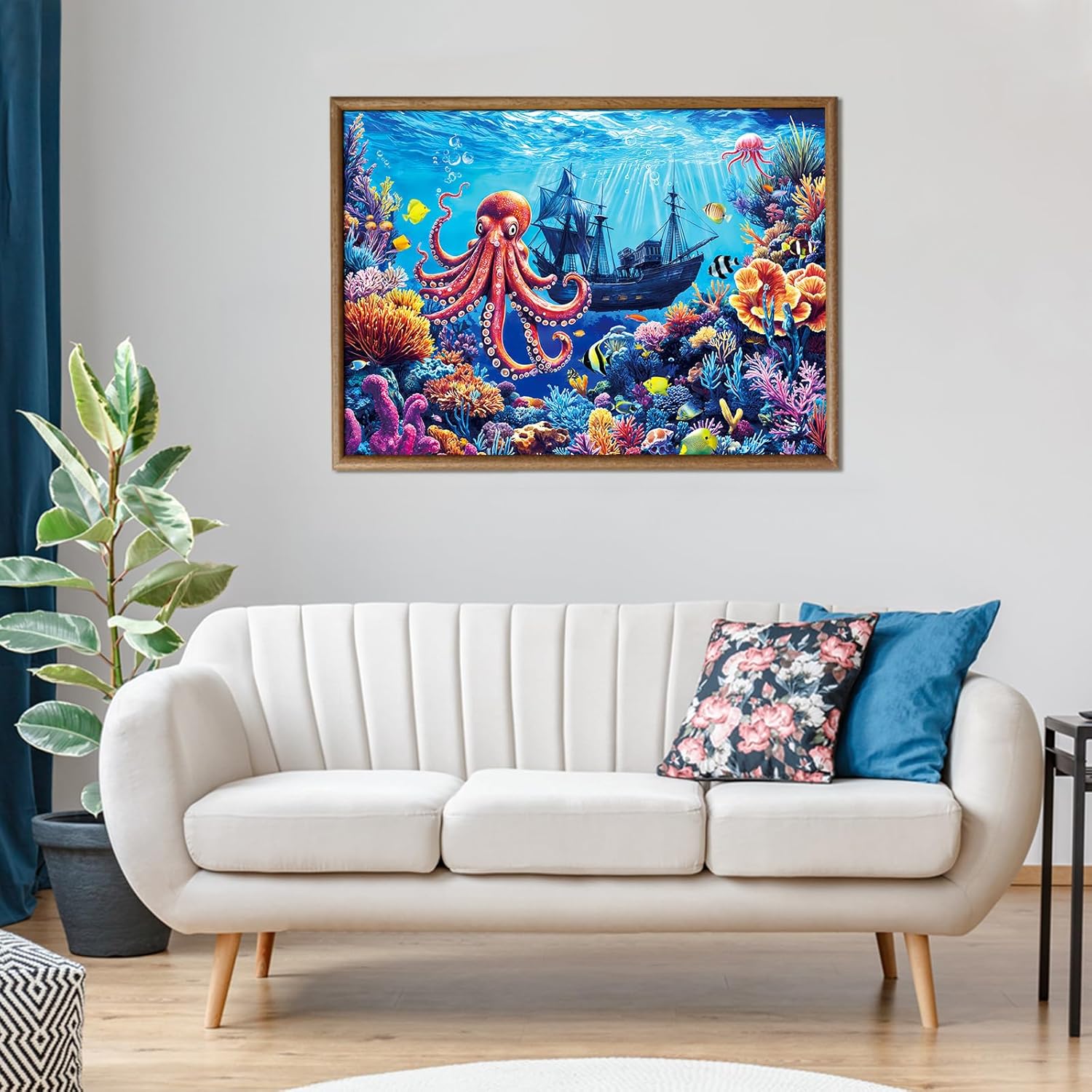 Detalle de Puzzles 500 Pieces for Adults – Thrilling Deep Sea Expedition (49 x 35 cm)