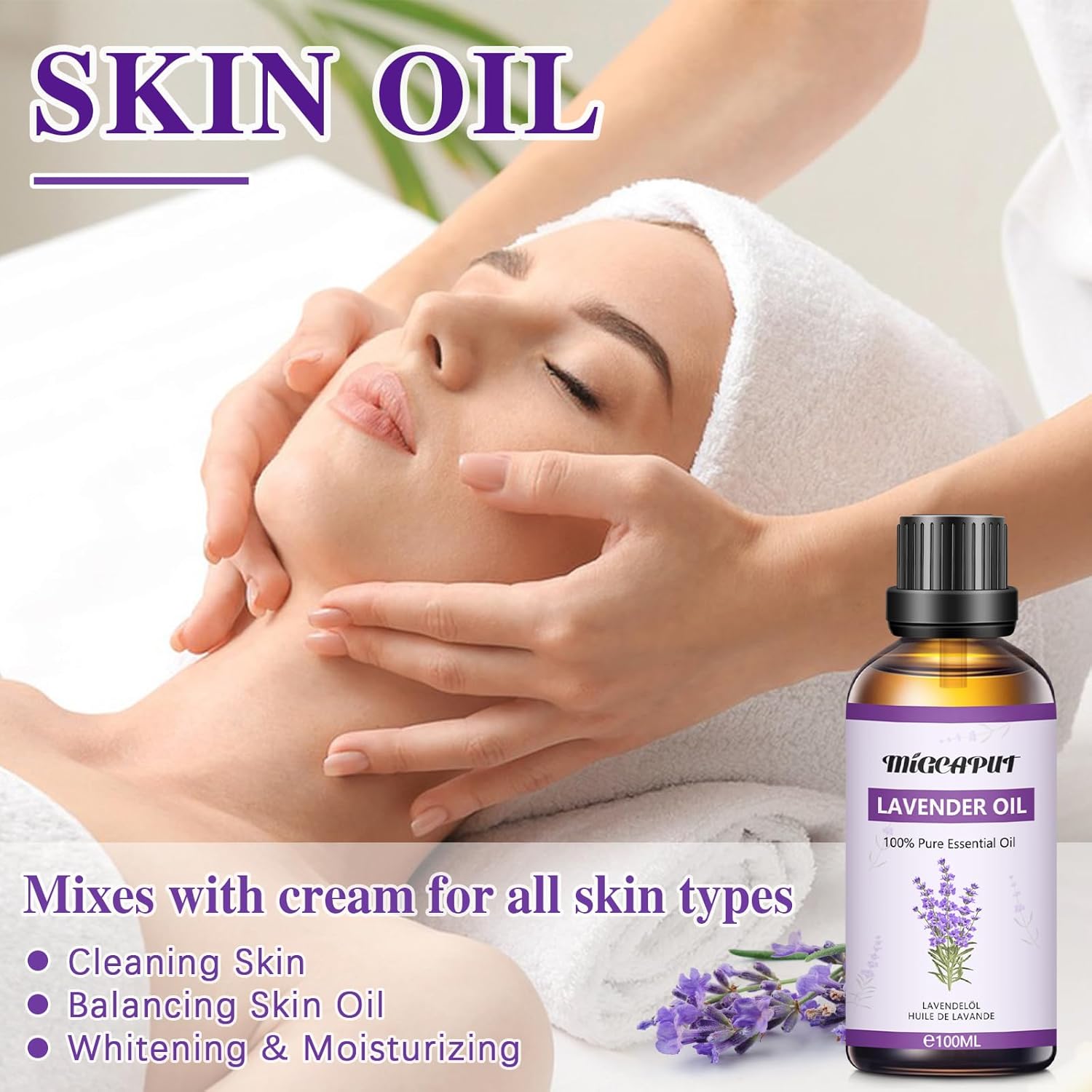 Thumbnail 2 de Migcaput lavendelöl 100 ml natürlisches Ätherisches Öl