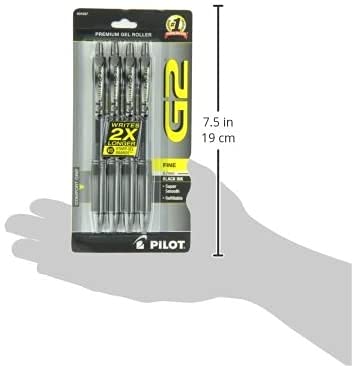 Thumbnail 6 de Pilot G2 Premium Rolling Ball Gel Pens, Black Ink (4-Pack)