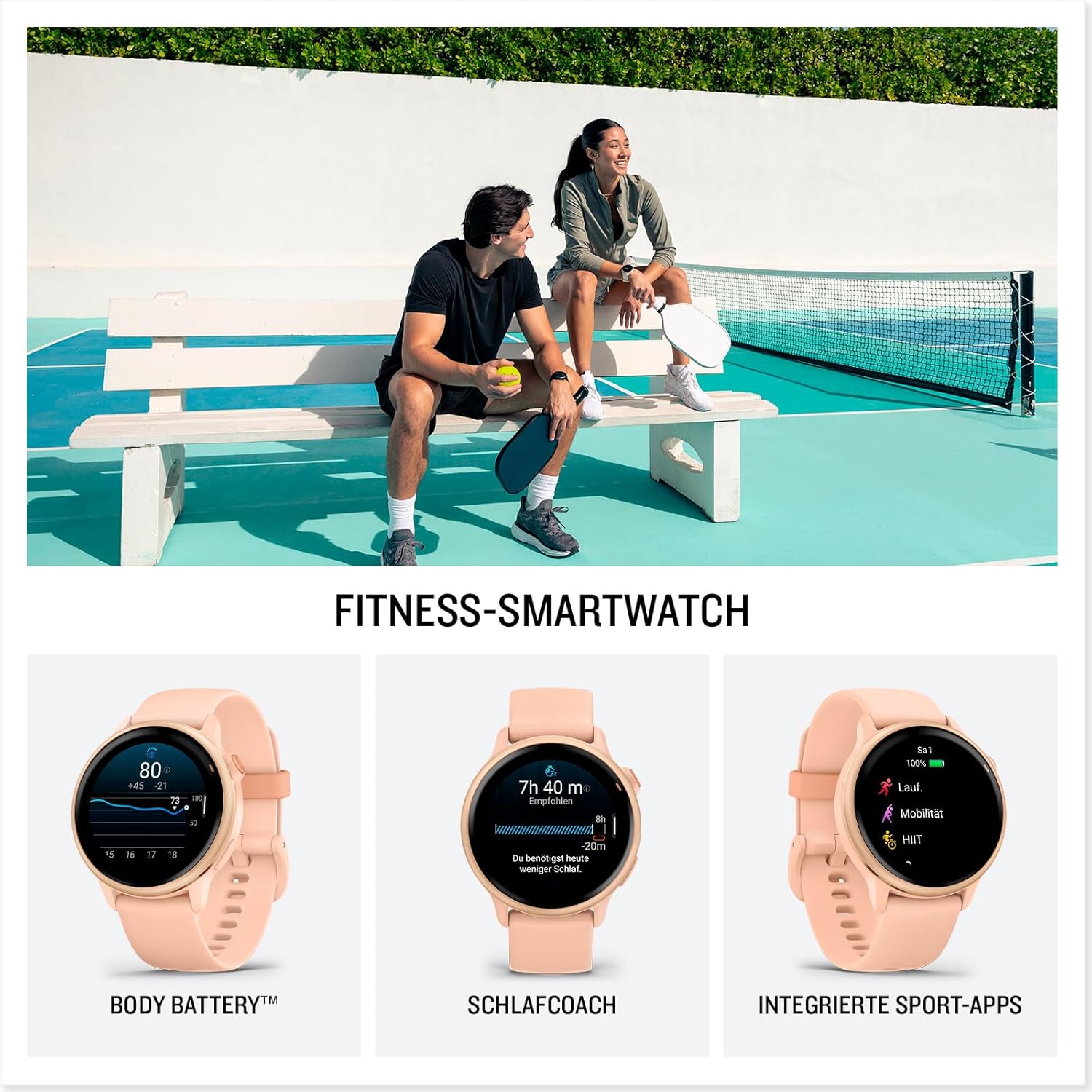 Thumbnail 1 de Garmin vívoactive 6 (42 mm) – AMOLED-Fitness-Smartwatch mit bis zu 11 Tagen Akku