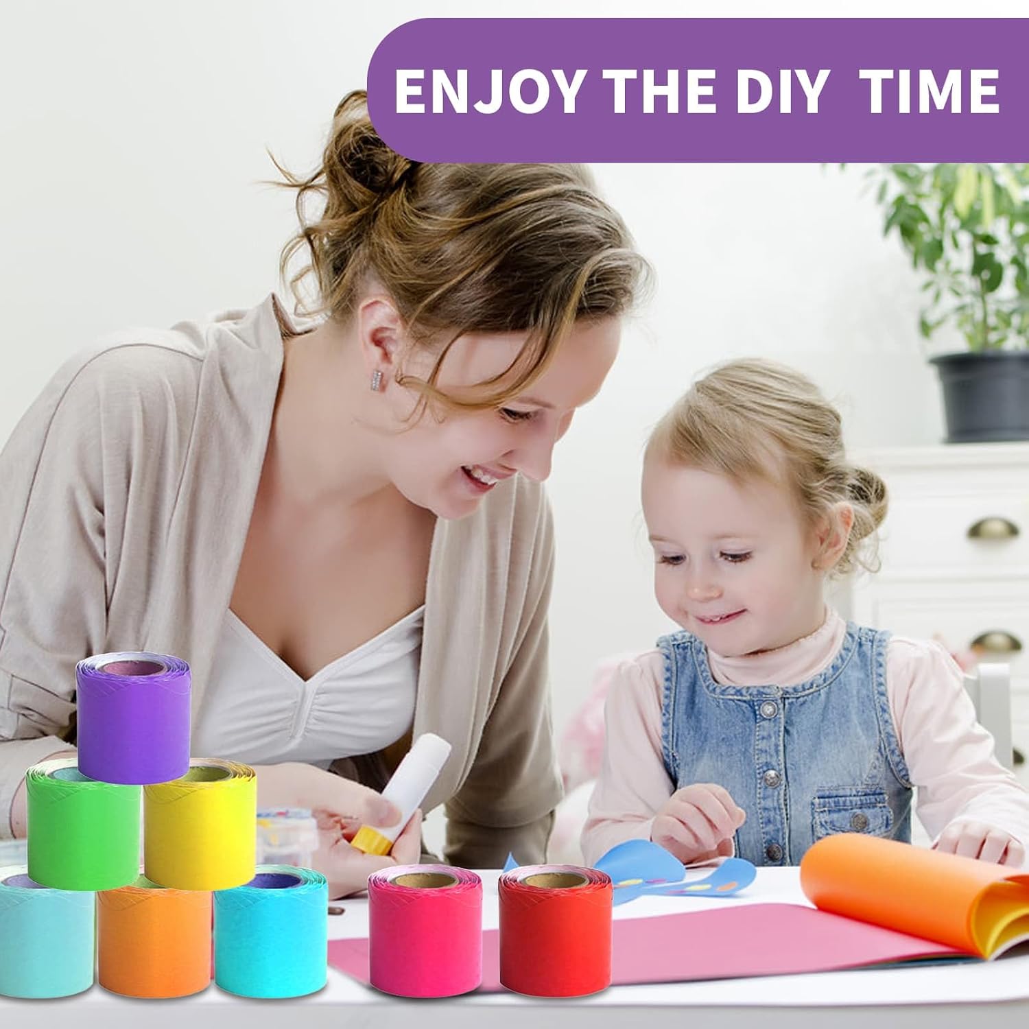 Thumbnail 4 de Colorful Classroom Borders for Bulletin Board: 8 Roll Set
