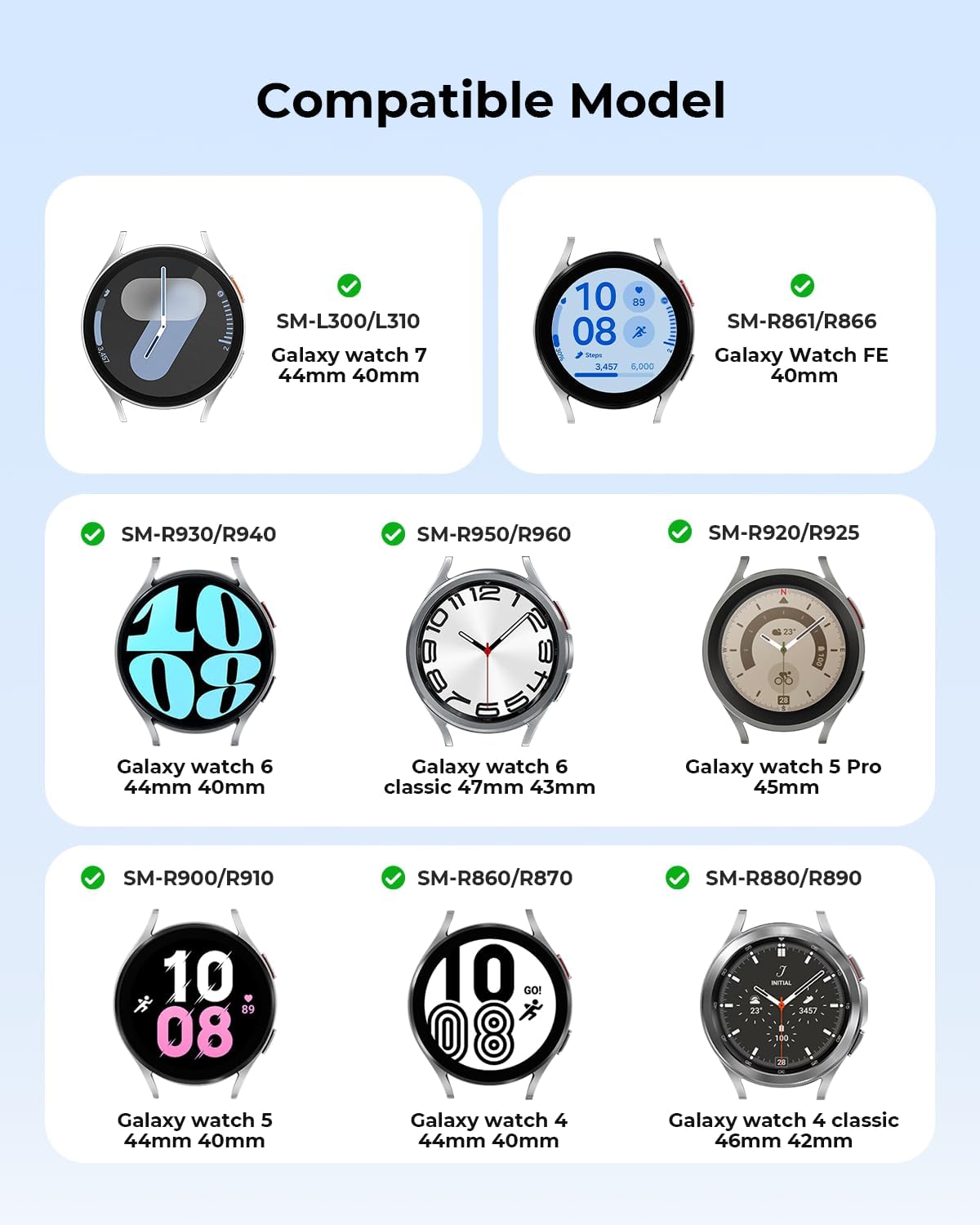 Detalle de SUNDAREE One Click Strap for Galaxy Watch 7